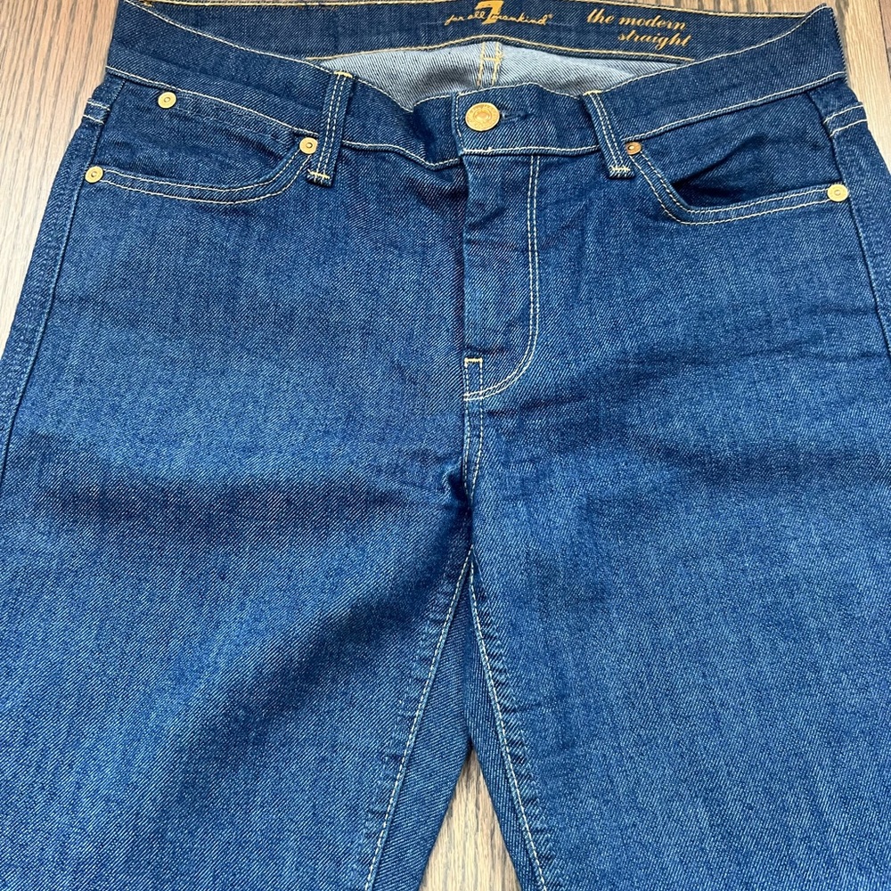 7 FOR ALL MANKIND The Modern Straight Jeans Women's Sz 27